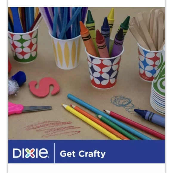 Dixie Multi-Purpose (Retro) 100 5 oz. Paper Cups 1950's 1960's 1970's/ Lot Of 2 - Picture 4 of 5